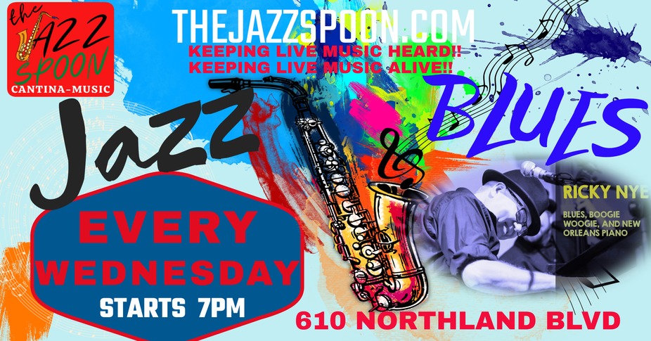 Flyer: Ricky Nye @ The Jazz Spoon Cantina