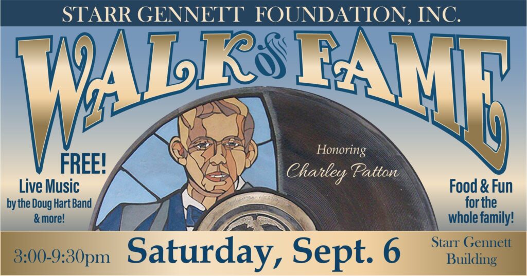 Flyer: Ricky Nye @ Starr-Gennett Walk of Fame Celebration